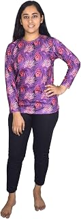 Aqua Holic Spandex Regular Fit Compression Long Tights/Swim Leggings with Tshirt | Adjustable, Quick Drying Leggings for S... Price In India