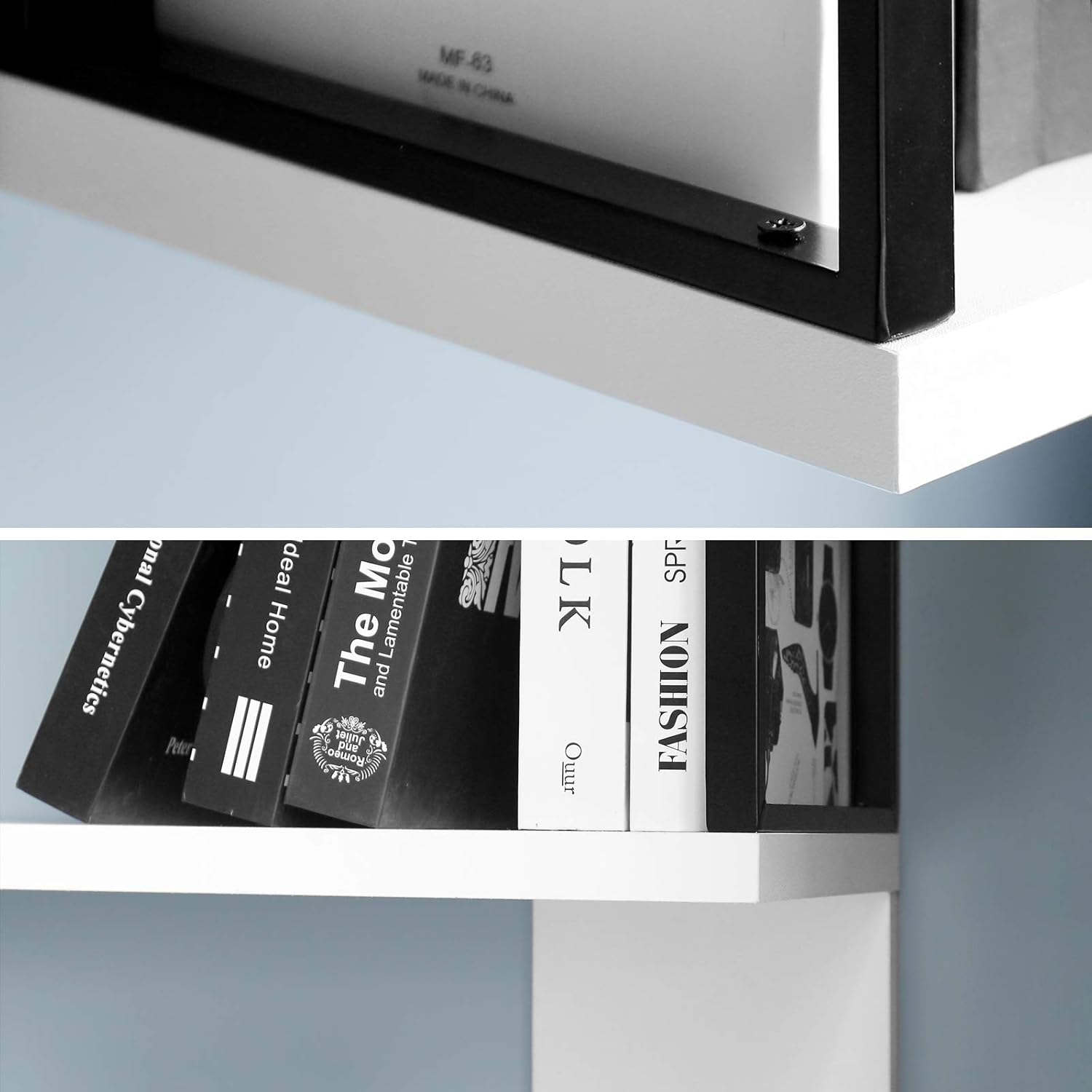 🛒 Crаzу Dеаlѕ WELLAND 32 Morden Floating Bookshelf 3-Tier Bookcase Wall Mounted Shelf CD DVD Storage Display for Office, Bathroom, Kitchen,Livingroom (White)