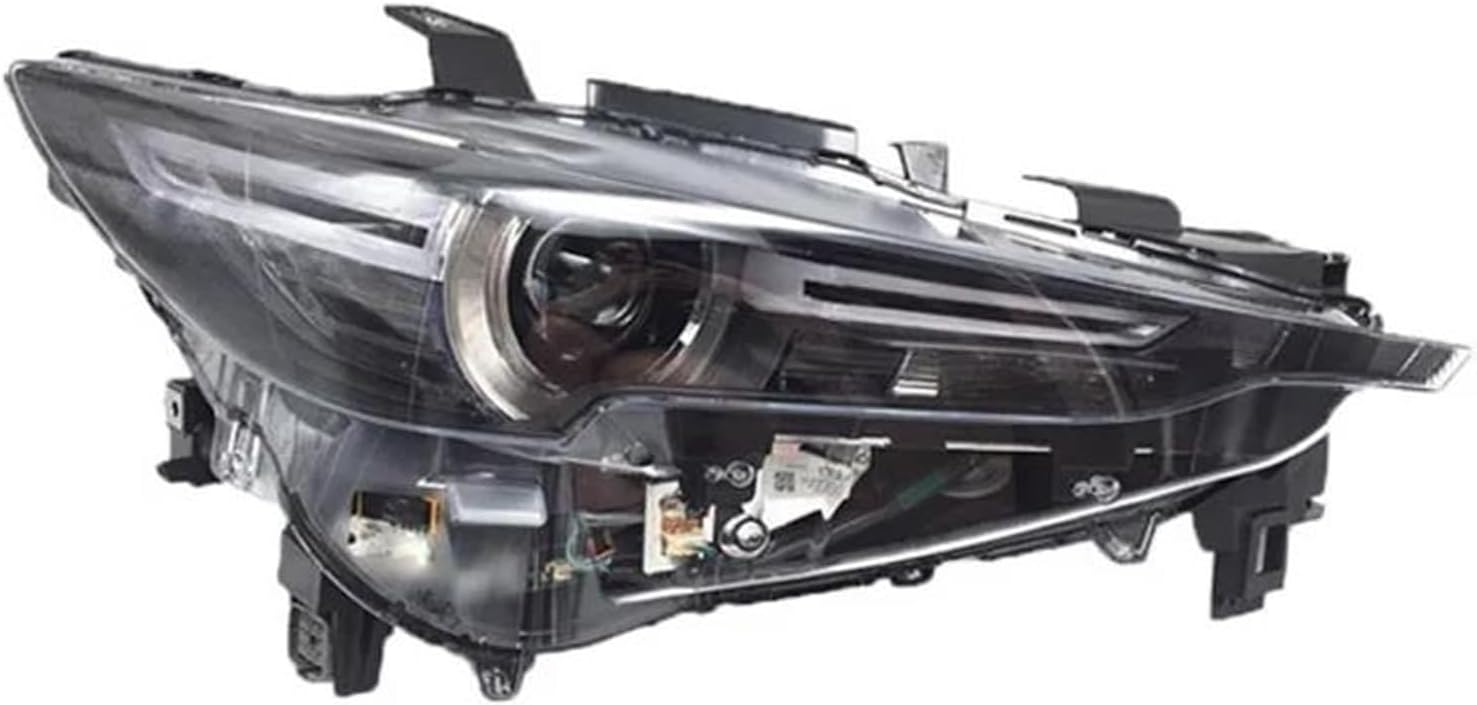 Headlight Replacement Compatible With Mazda For CX5 2019 2020 2017 2018 Front Bumper Headlight Assembly Headlamp Head Light Head Lamp Front Light Car Accessories(Black,Right)
