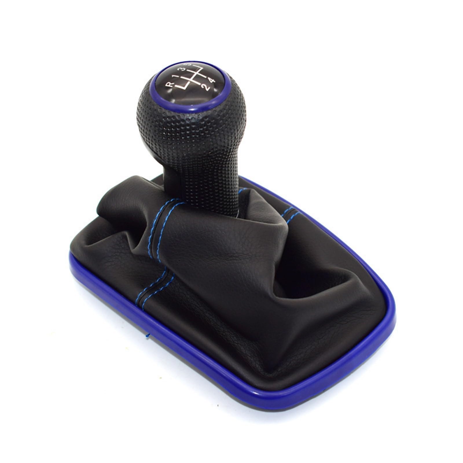 Wxnlbb Blue5 Speed Compatible With Volkswagen Bora Mk4 Shift Dust Cover Gear Cover Gear Lever Gear Lever Dust Cover(,23Mm)