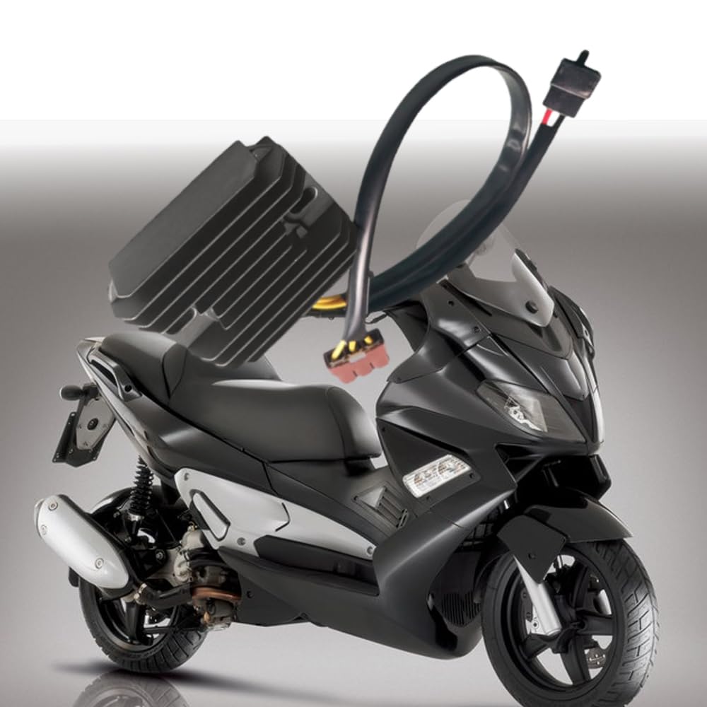MACHSWON Rectificador regulador de voltaje, rectificador regulador de voltaje de motocicleta, compatible con Piaggio X8 250 compatible con Aprilia Sprint 400 500