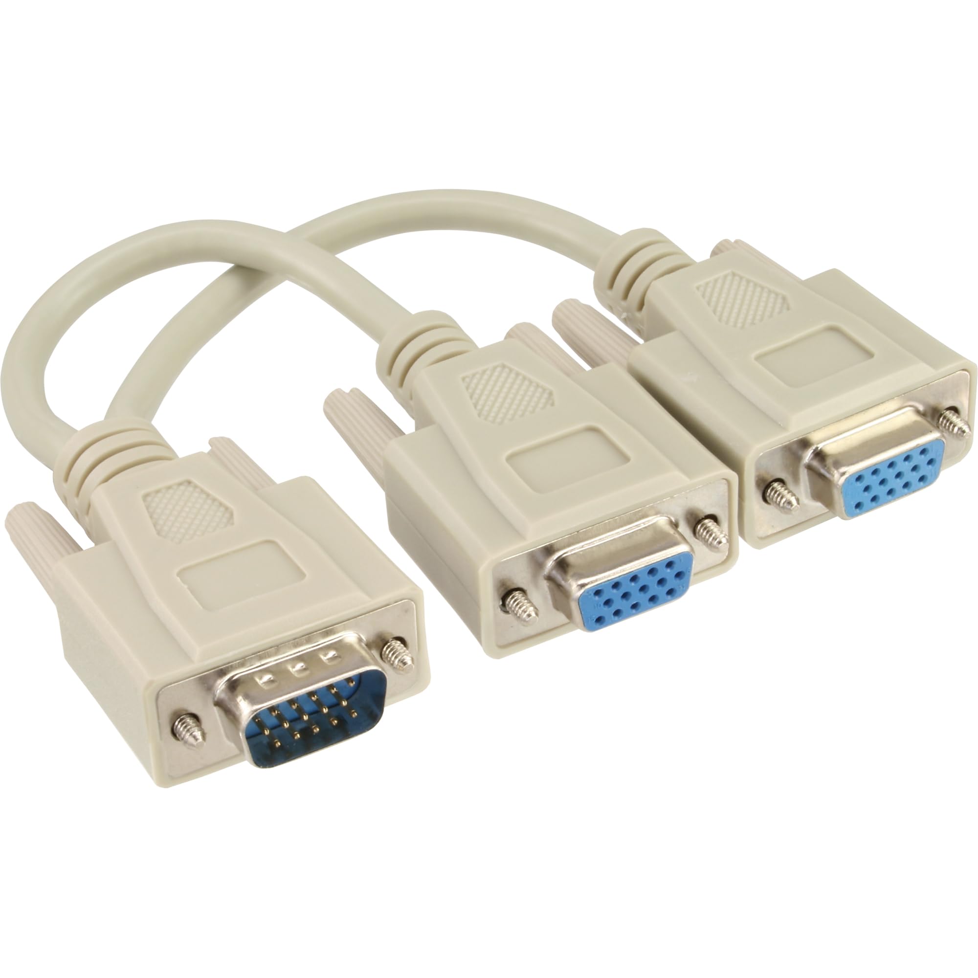 InLine 17307 VGA kabel adaptera Y, wtyczka VGA na 2 x gniazdo VGA