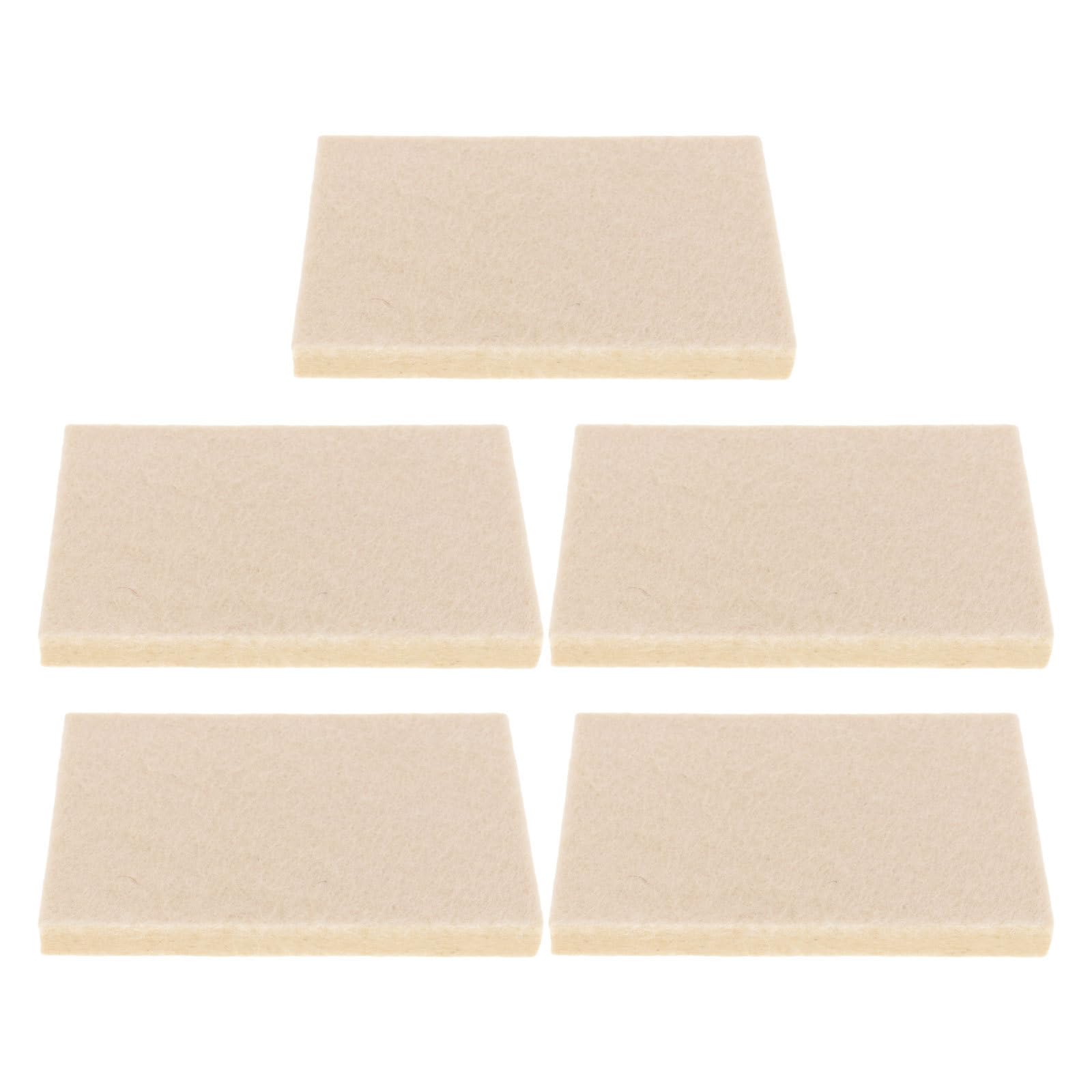 Espátula de lana beige de 5 piezas para vinilos y películas de vidrio TOYANDONA
