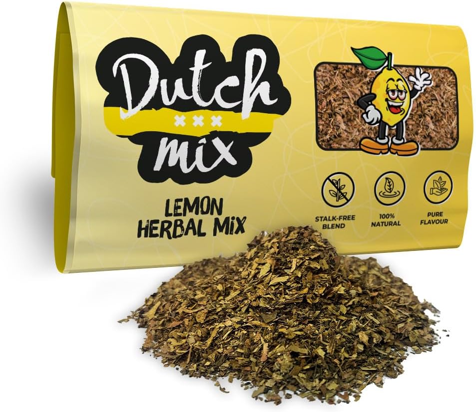 Dutch Mix Lemon - Stalk-free & Natural - 30g Quality Herbal Mix - Amsterdam Herbal Mix as used in Coffee Shops