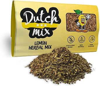 Dutch Mix Lemon - Stalk-free & Natural - 50g Quality Herbal Mix - Amsterdam Herbal Mix as used in Coffee Shops
