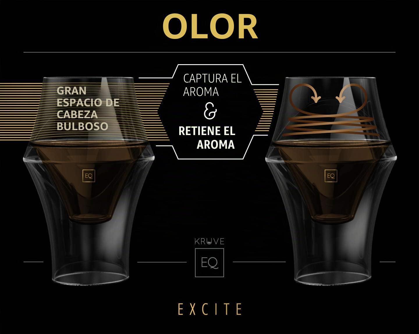 KRUVE - Excite & inspire | Vasos de café | Claire | 150 ml x 2