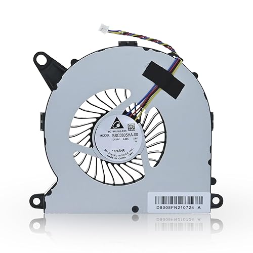Ventilador de refrigeración de CPU compatible con PN BSC0805HA-00 NUC8i5BEK NUC8i3BEK NUC8i5BEH Intel NUC 8 Enthusiast, NUC 8 (Bean Canyon) NUC8,