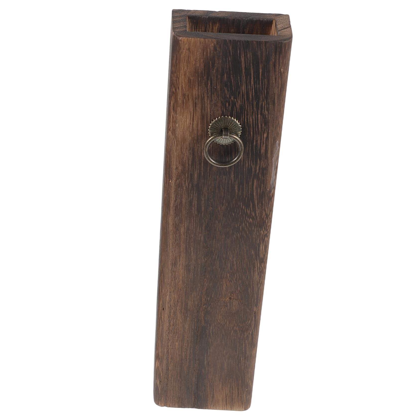 Zerodeko 2 Stück Holz Wandvase Hängend Pflanzhalter Aus Kiefernholz Rustikale Blumenhalterung Für Trockenblumen Und Frische Pflanzen Wanddekoration Wohnzimmer Büro