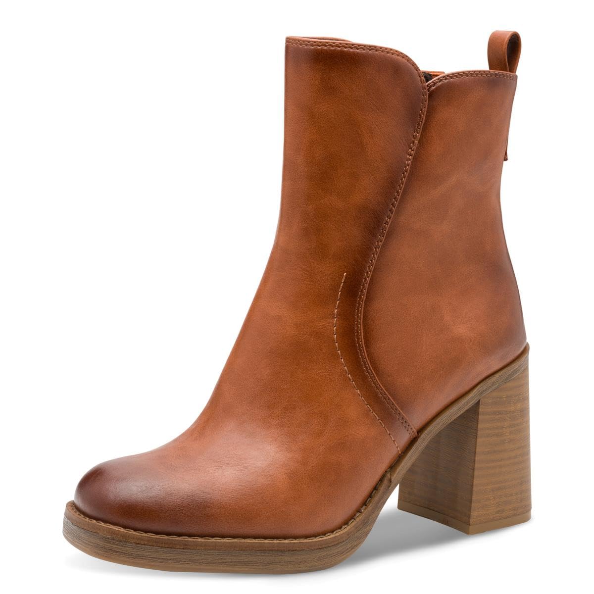 Marco Tozzi Women's 2-25347-45 Fashion Boots, Cognac, 41 EU, Cognac, 8.5 UK