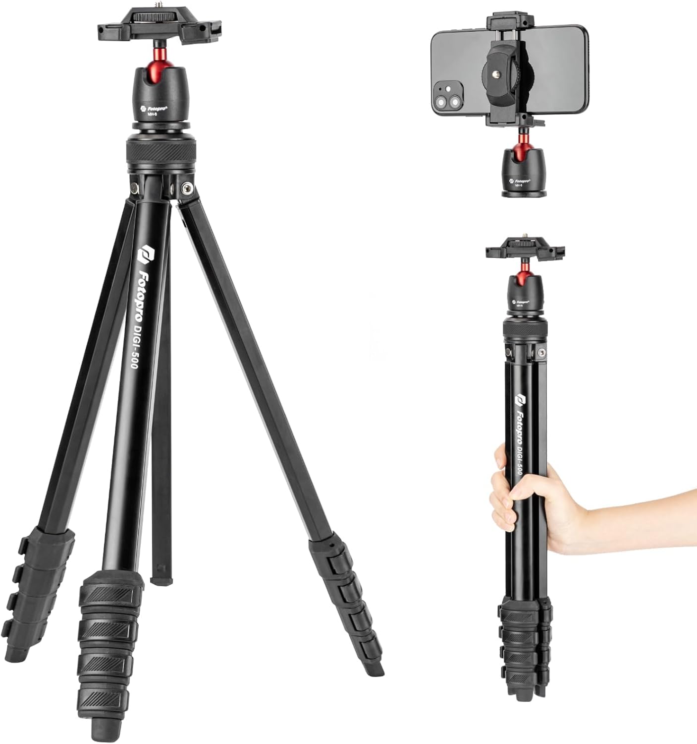 Lightweight Phone Tripod with 3-Way Head Wireless Philippines Ubuy