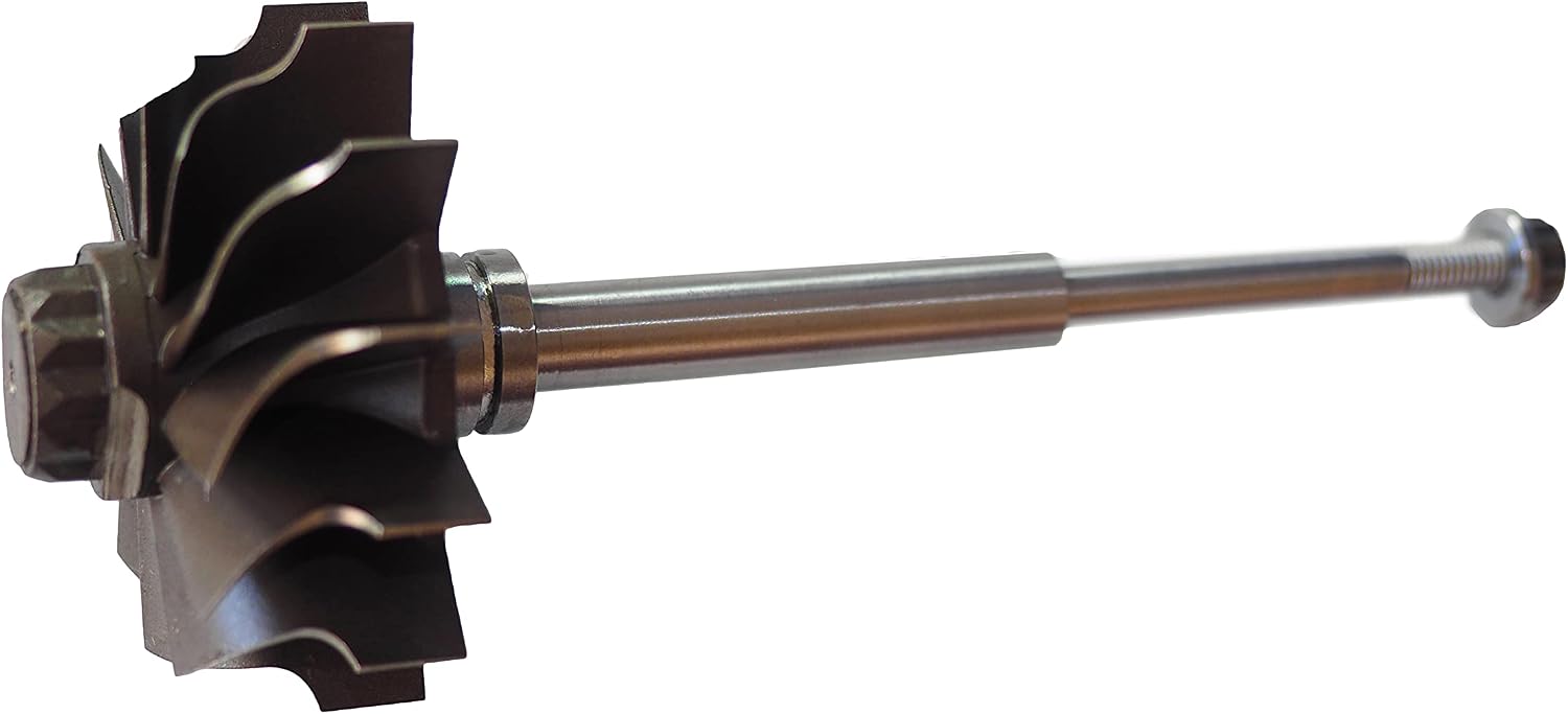 Turbo Wheel Shaft Turbine Fits for Holset HX35 HX35W HX40W HX351CW HIE HIC Cummins Dodge Truck Turbocharger 3592766 3538881 3519336 12 Blades Upgrade 70mm X 60mm