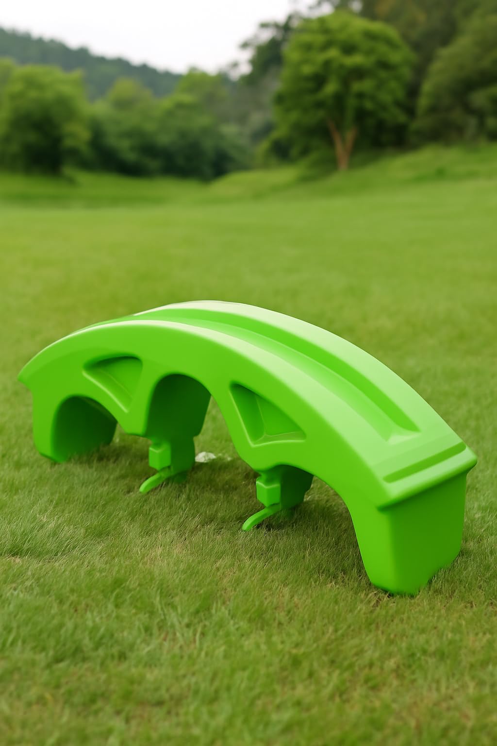 eHomeKart Playgro 3 In 1 See Saw Tunnel Rocker For Kids -Green, 2 In 1 Tunnel And Rocker For Indoors And Outdoors Toy For Boys And Girls Of Age 1-8 Years - Dimesnsions: 106 X 26 X 42 Cm, Piece 1 - Image 3 thumbnail