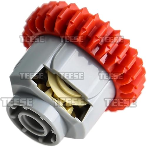 Miniatura 4 de Kit de caja de engranajes diferencial de 24 piezas, compatible con piezas técnicas, para bloques a granel de automóviles MOC Project Track