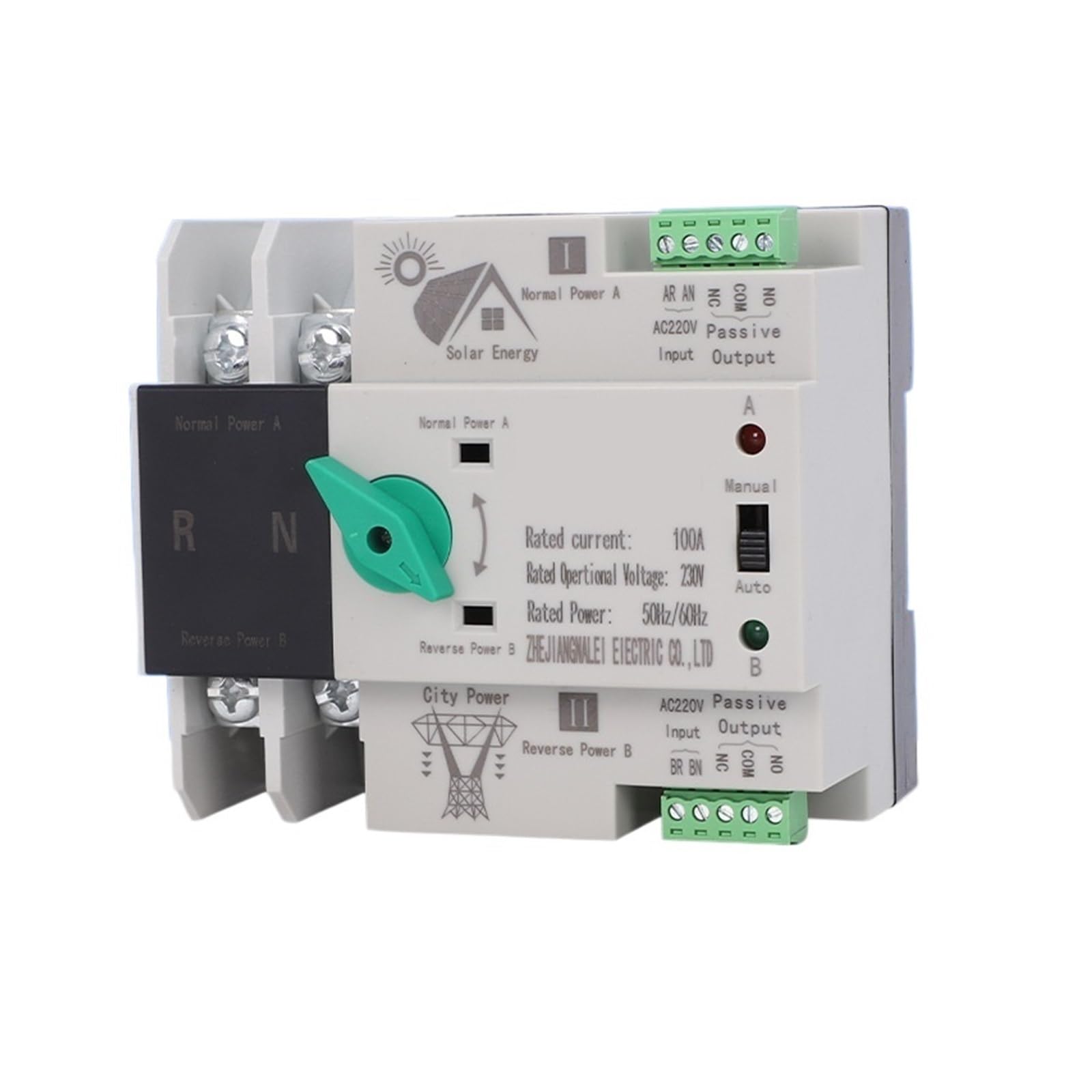 Interruttore Di Trasferimento Automatico A Doppia NLQ4-125/2P Gruppo Di