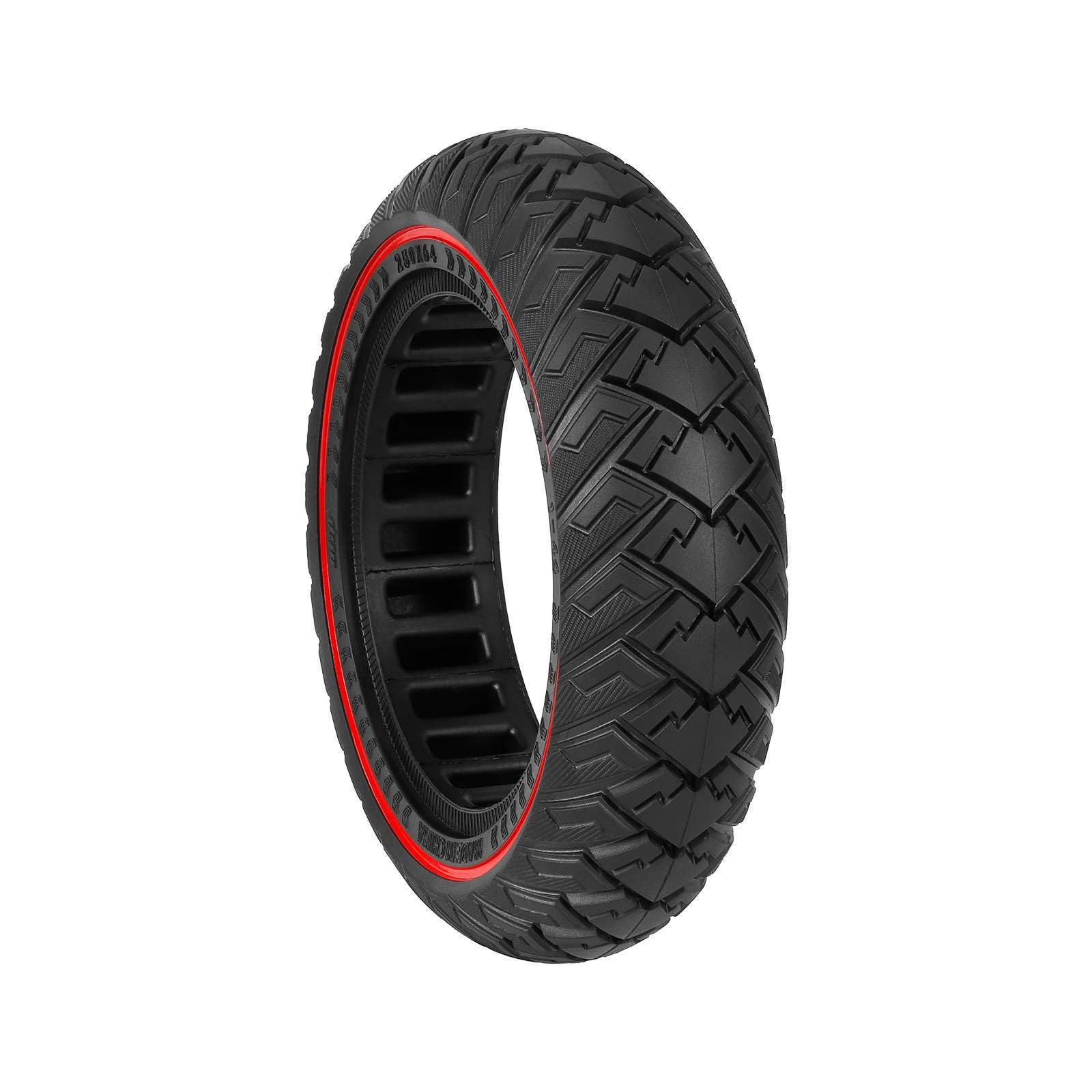Neumáticos de goma maciza Okandomo para Xiaomi 4: neumáticos de recambio ultrarresistentes de 10 pulgadas, 250 x 64, para todo terreno, resistentes al desgaste. Accesorios para patinete eléctrico