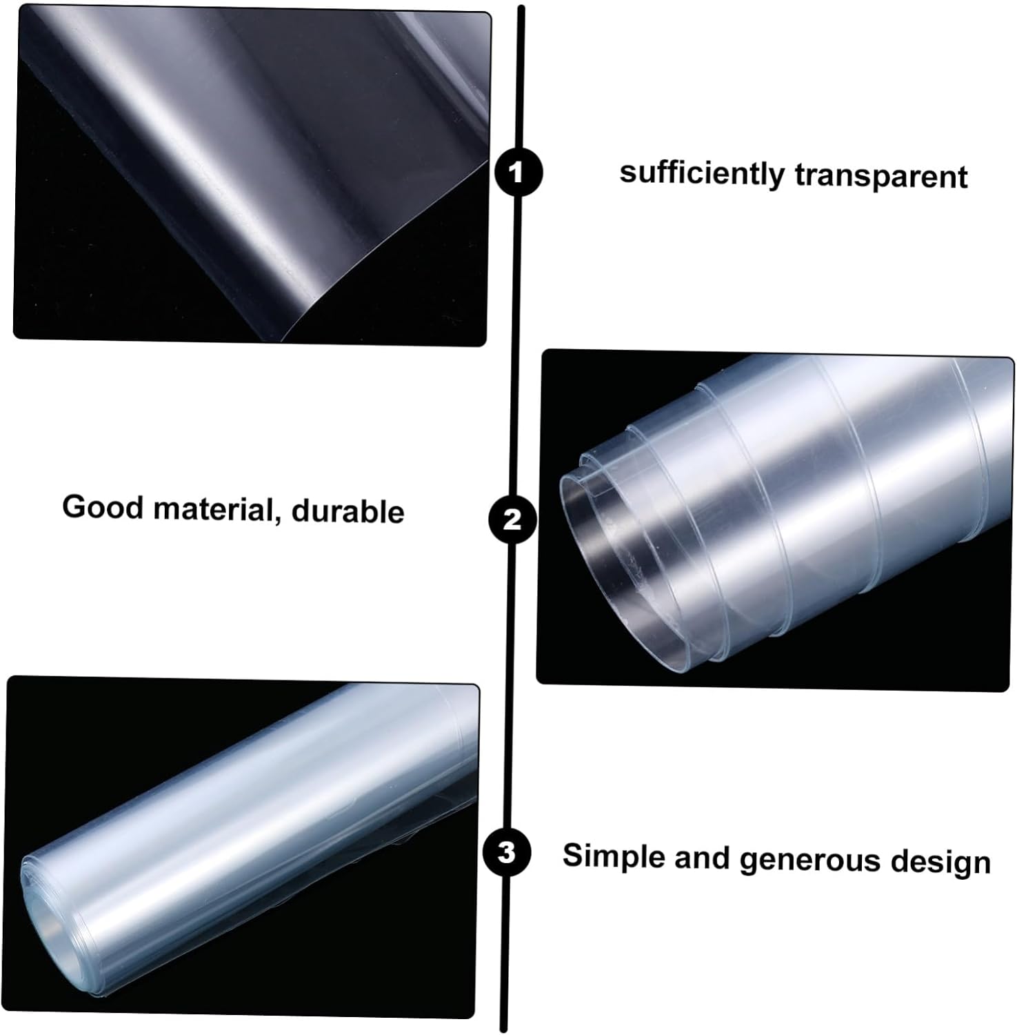 Auto Paint Protective Film and Car Bumper Sticker 4pcs 10x100cm PVC Vehicle Surface Coating Film for Car Body Protection and Scratch Prevention