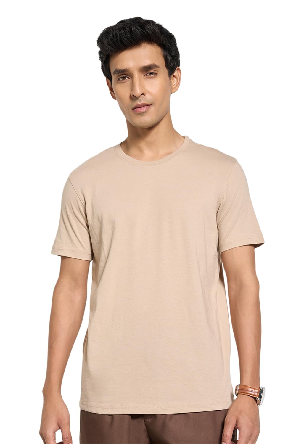 peregrine by pantaloons Men's Solid Slim Fit T-Shirt-picture-12