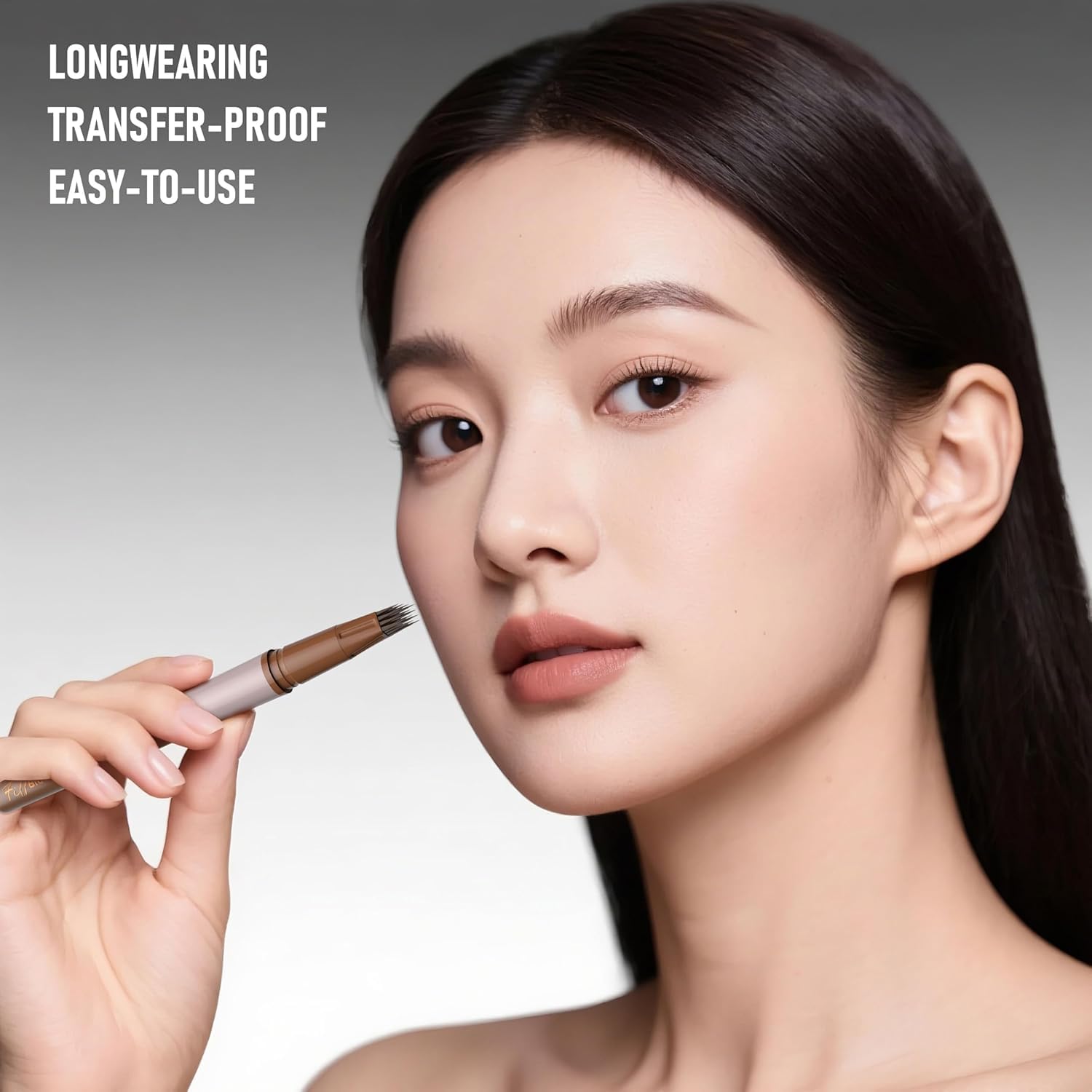 PHOFAY Waterproof Wild Eyebrow Pencil & Hairline Product - Ultra-Fast Drying, Hair Color Matching, Beginner-Friendly & Versatile (4 COLORS)