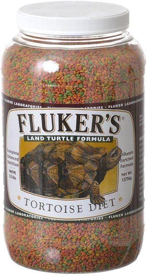 Tortoise Diet, Small Pellet Food, Land Turtle Formula, 3.5 lbs.
