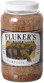 Flukers Tortoise Diet, Small Pellet Food, Land Turtle Formula, 3.5 lbs.