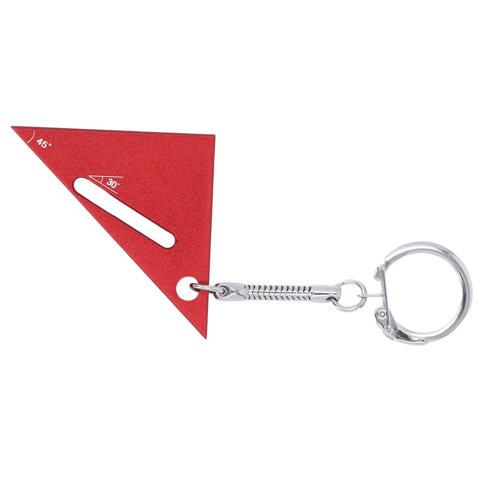 Righello Triangolare Professionale per la Lavorazione del Legno, in Lega di Alluminio, con tacche di misurazione a 90, 45 e 30 Gradi.