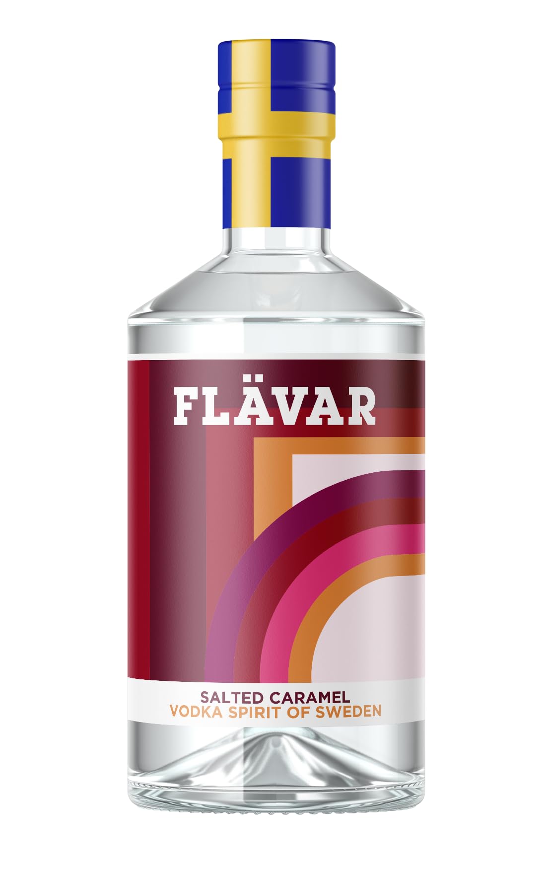 FLÄVAR Salted Caramel Vodka Schnapps, 70cl, 21% ABV.