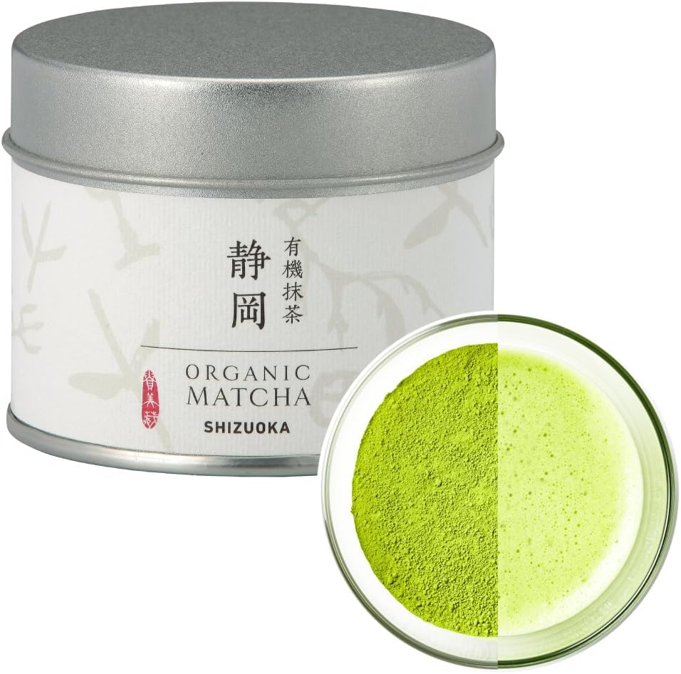 KIMIKURA Organic Matcha Green Tea Powder Culinary Grade from Shizuoka Japan, 30g/1oz Tin