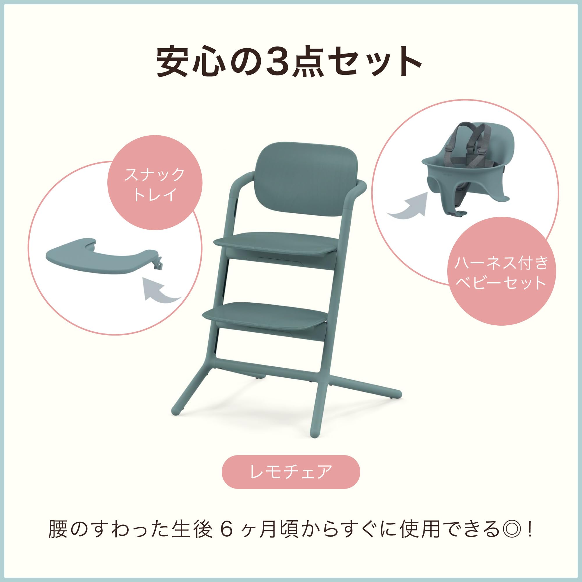 Amazon | cybex [ サイベックス ] LEMO 3-IN-1 [ レモ 3イン1 ] サンド 