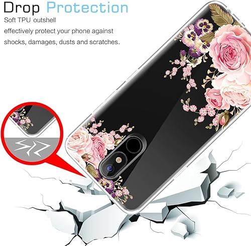 Miniatura 7 de Funda para LG Stylo 4/para LG Stylo 4 Plus/para LG Q Stylus Linda, transparente y flexible parachoques TPU suave goma silicona funda funda para LG