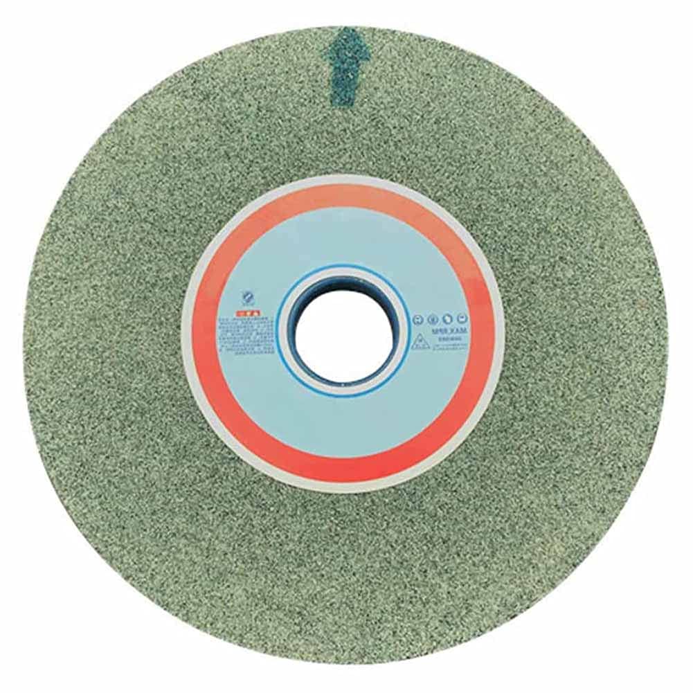 Granding Sand Wheel,Bench Grinding Wheels Green Silicon Carbide (GC) for Surface Cemented 125mmx12.7mmx16mm 1Pcs(180 Grit)