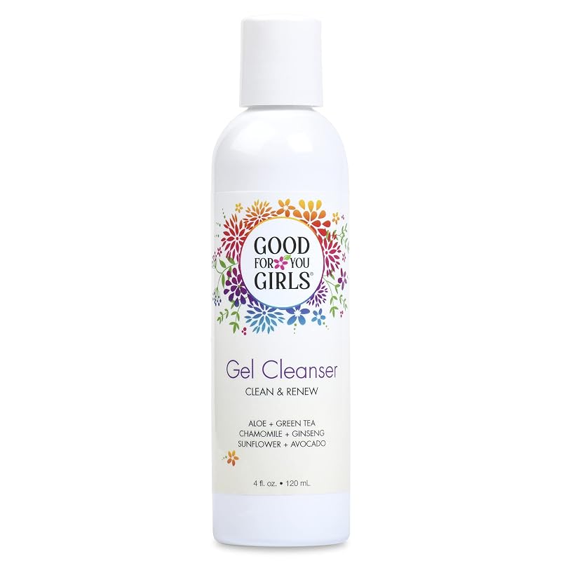 Good For You Girls Gel Facial Cleanser, Natural Aloe, Chamomile, Green Tea, Ginseng, Vitamin E, pH Balanced, Vegan, Gluten-Free, Kids, Pre teens & Teens, Made in the USA | Pack of 1 (4 Fl oz.)