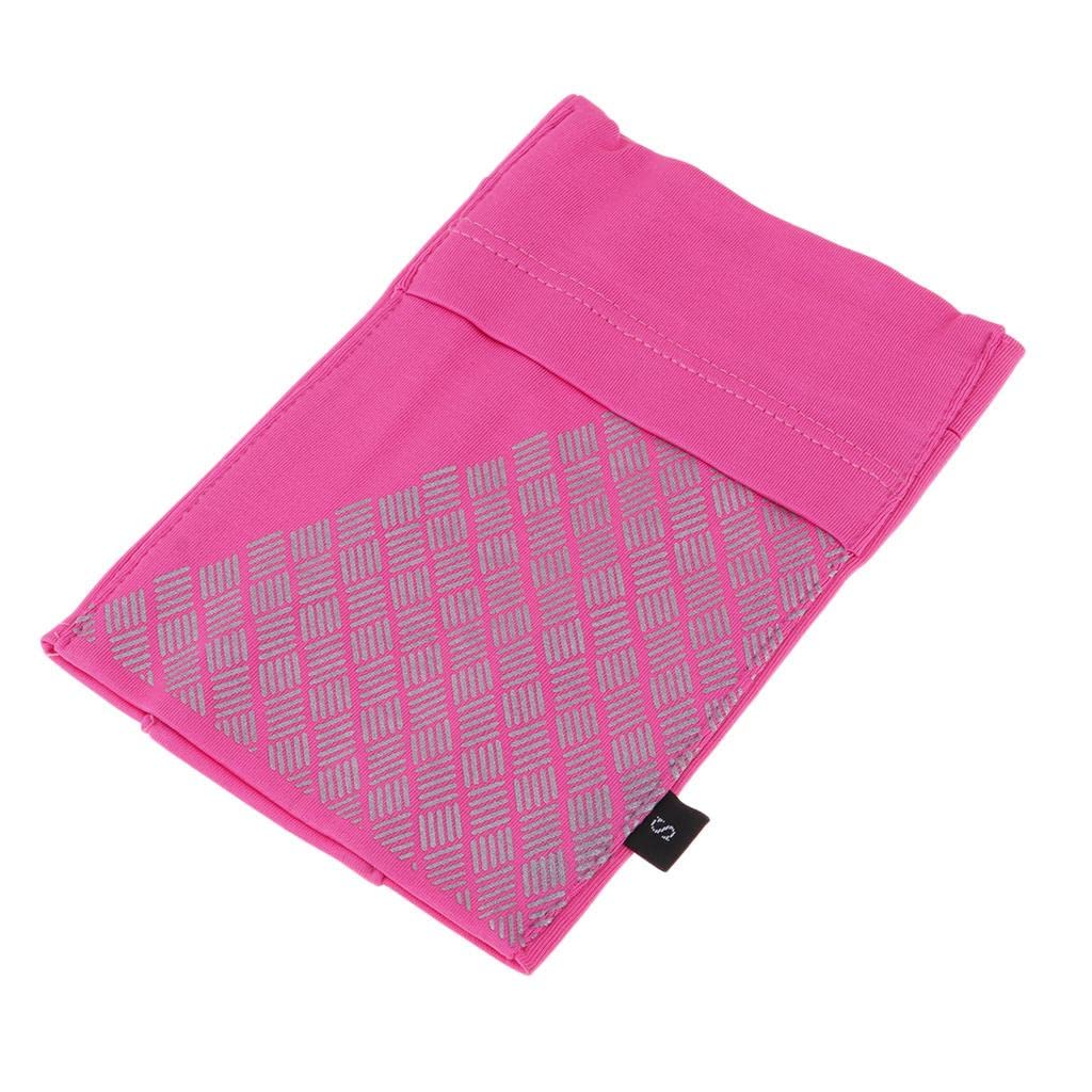 Reflective Running Sports Armband Phone Holder Arm Wrist Belt Bag Rose reflective-running-sports-armband-phone-holder-arm-wrist-belt-bag-rose