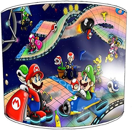 Super Mario Kart Lampshade For A Ceiling Light In 3 Sizes - Free Personalisation