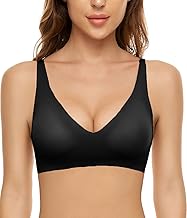 CheChury No Underwire Push Up Invisible Bra for Women Everyday Bra Women with Removable Pads Comfort Fit