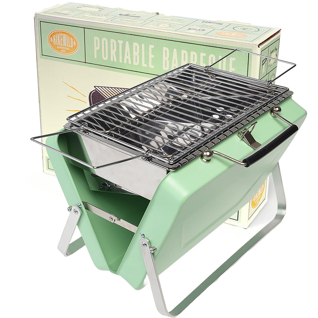 Rex London Green Portable Suitcase Bbq - Pistachio