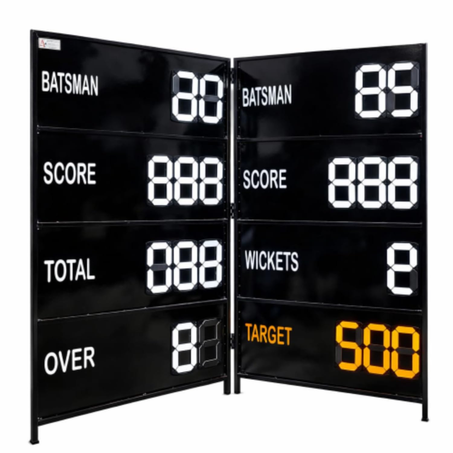 Cricket Scoreboard Medium Manual Portable Match Score Board with Runs Wicket Over Target Display for Cricket Ground School Tournament Training-image-49