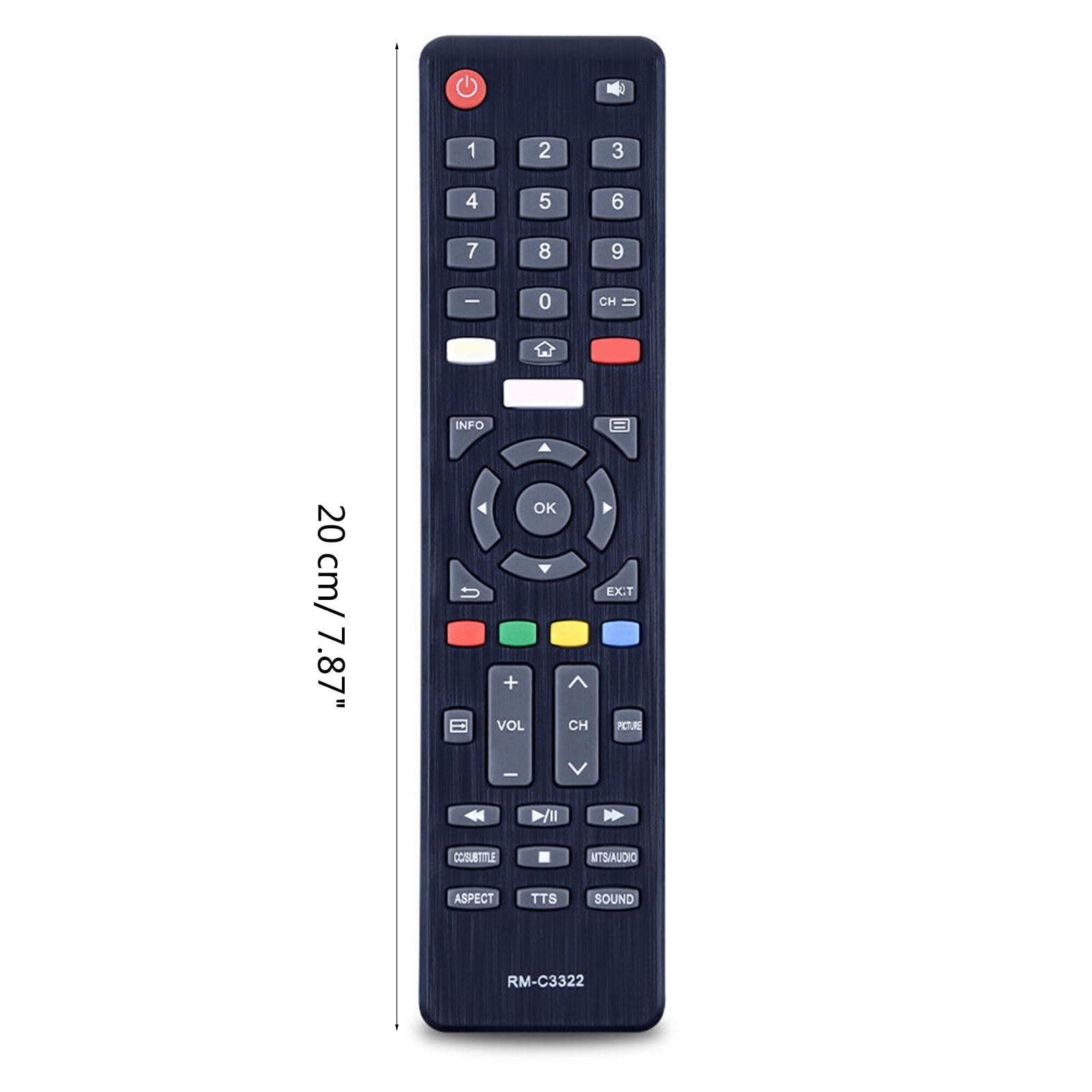 ユニバーサル交換用ACリモコン Amazon | ユニバーサルリモコン LCD RMC3322 LT65MA87 LT58MA887