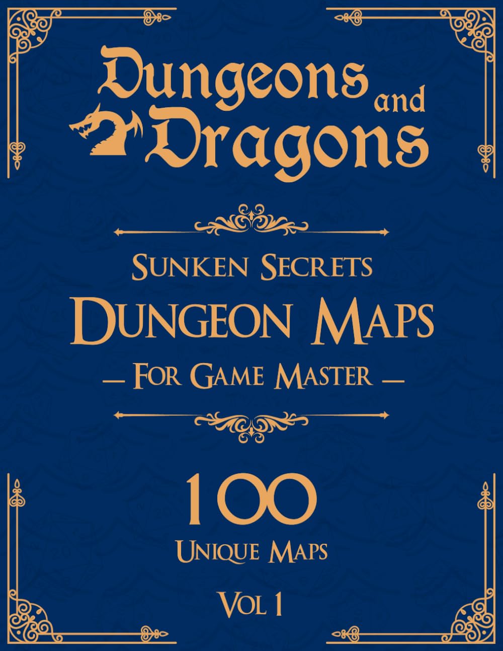 Dungeons and Dragons Sunken Secrets Dungeon Maps for Game Masters Vol 1: 100 Unique Underwater Maps and Stories for TTRPGs