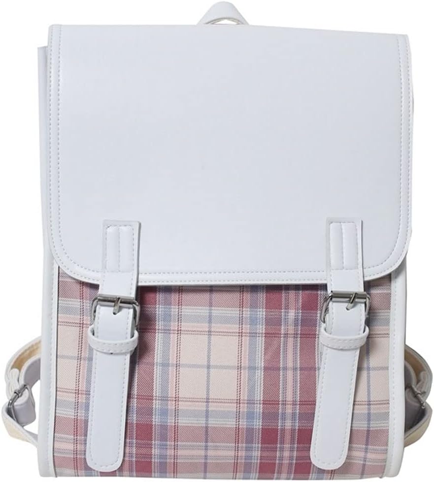 GANDUSWomen Backpack Mochila Retro japonesa para chica adolescente, bolso escolar sencillo de gran capacidad, para estudiantes (Color : Pink)