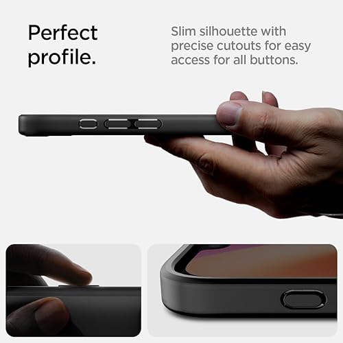 Vista 212 de Spigen Funda para iPhone 15 Pro, ultra híbrida MagFit [antiamarilleo] [compatible con Magsafe] - Fibra de carbono