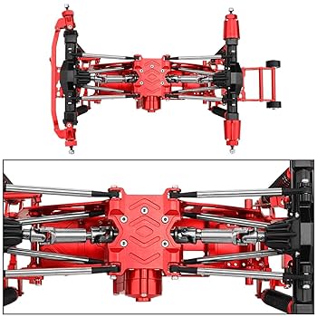 Amazon.com: Pothyes 1:18 Metal Upgrade Chassis Frame with