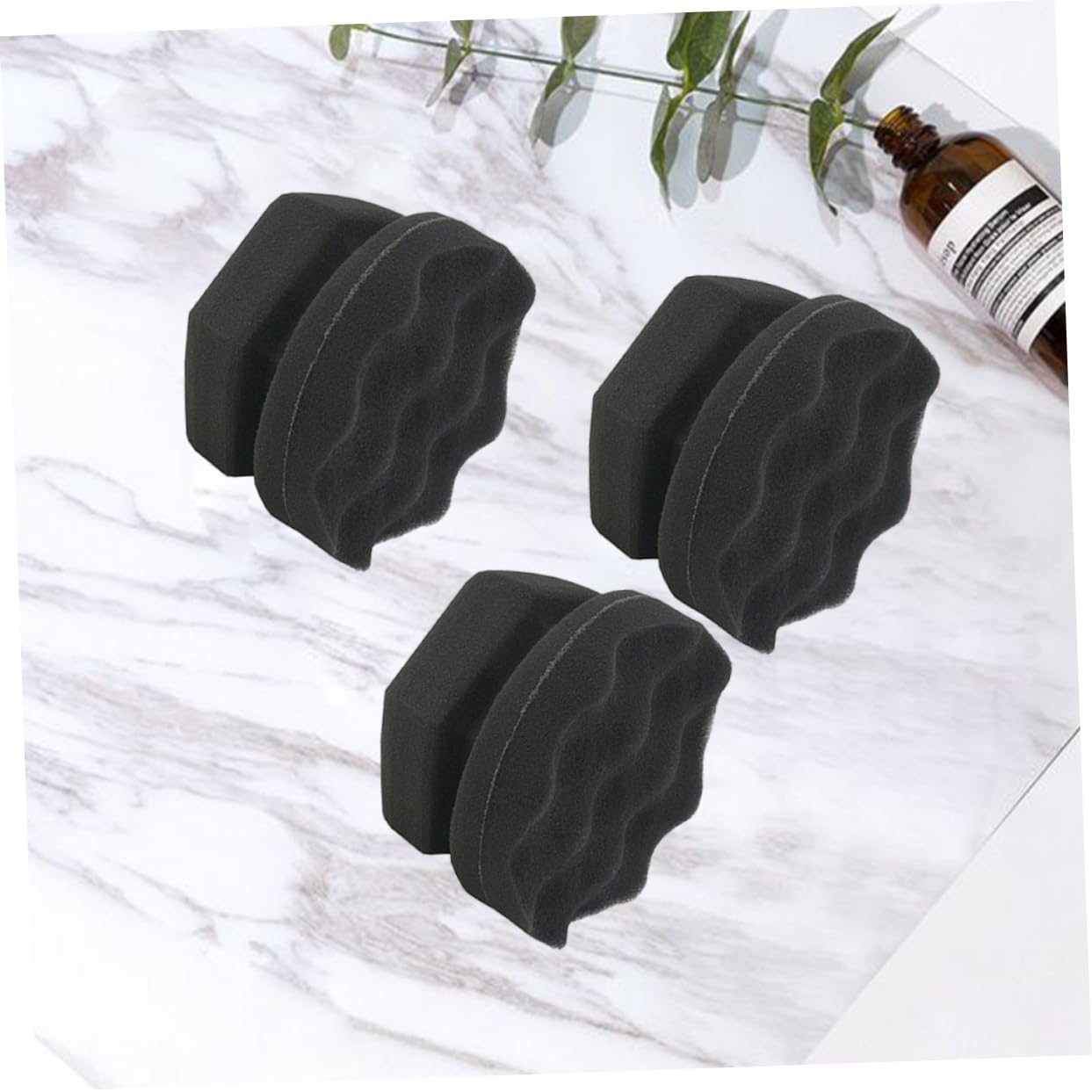 ibasenice 9piezas Esponjas De Cera para Automóvil Esponjas De Pulido y Abrillantado Alta Densidad para Aplicación De Cera y Limpieza Interior para Mantenimiento De Asientos Tablero