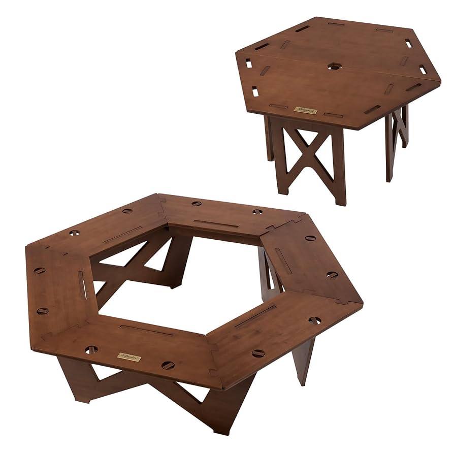 Hilander(ハイランダー) ヘキサゴンテーブル DANRANセット Amazon.co.jp: Hilander(ハイランダー) ヘキサゴンテーブル