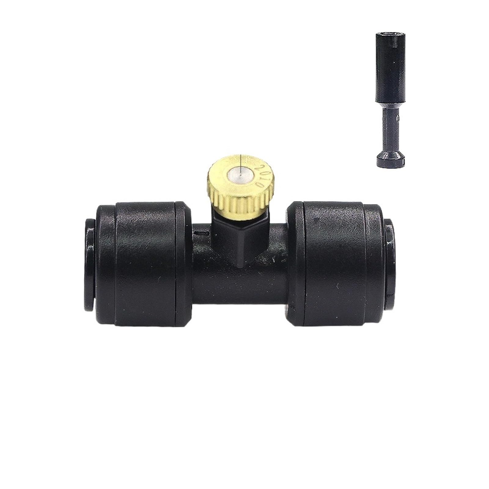 Nhestygbt 0.1Mm-Nozzle 0.1-1Mm Brass Sprayer Nozzle With 8Mm Tee Joint