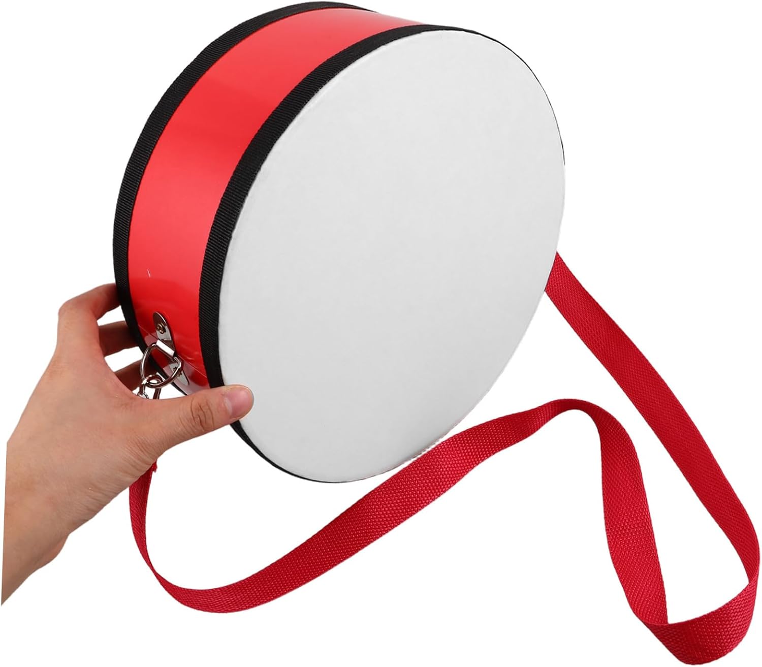 HANABASS 1 Set Red Snare Drum for Strap Lightweight Portable Preschool Musical Instrument to Enhance Rhythm Skills and Team Collaboration for School Activities