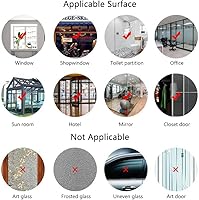 Vista 5 de Kaxich Calcomanías navideñas para ventana, decoración de ventana de Navidad, decoraciones de Navidad, copos de nieve, Papá Noel, para ventanas