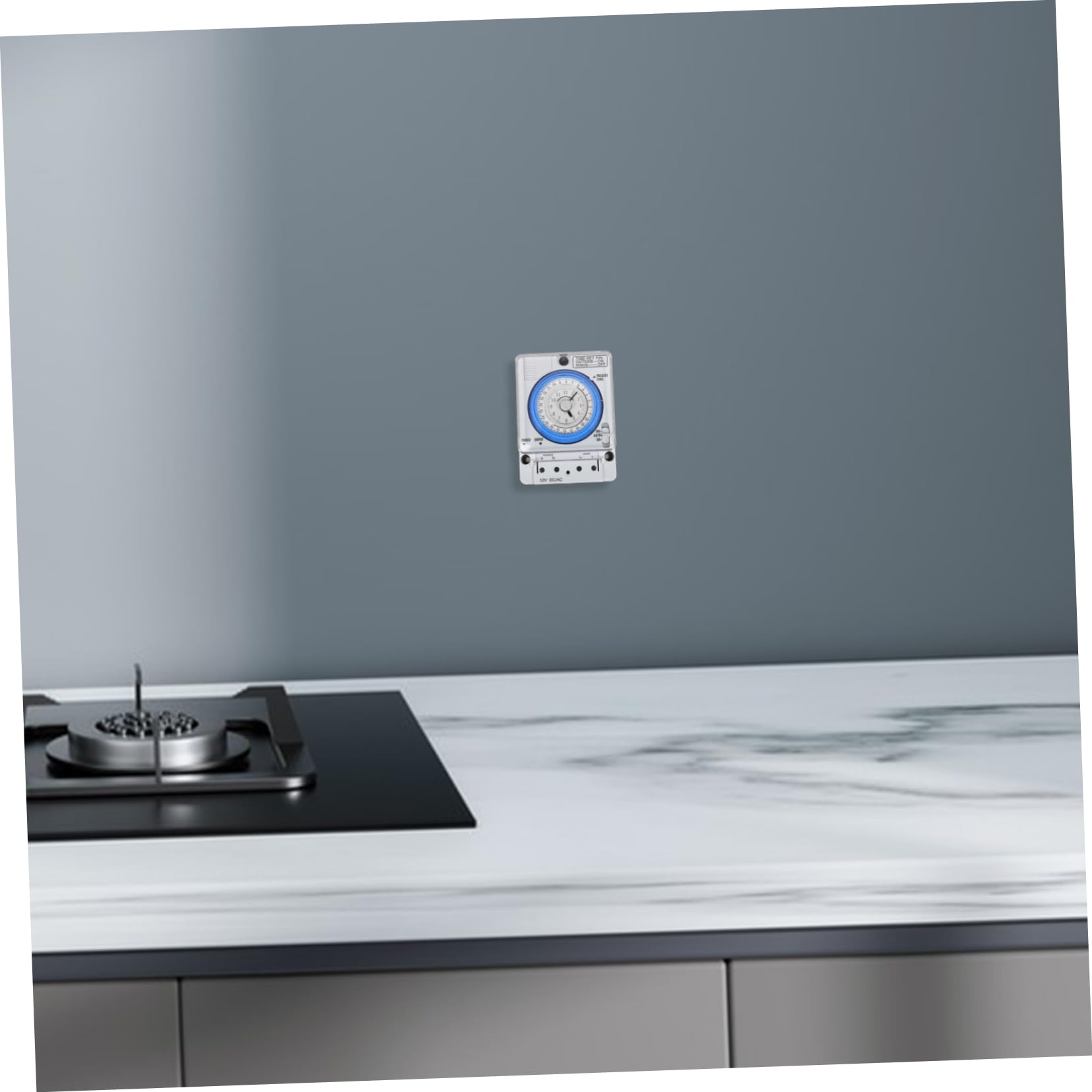 Garneck Temporizador Mecánico de Cocina Analógico 12vac/DC, Portátil y Fácil de Usar, Temporizador de Cuenta Regresiva para Control Preciso en Cocinas y Espacios Interiores, Dispositivo