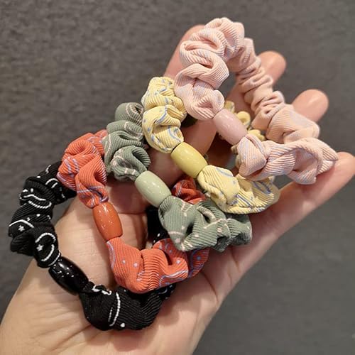 Chouchous De Corde À Cheveux Élastiques 10 Pièces Bandeaux De Queue De Cheval, Accessoires Bandeaux Bande De Cheveux pour Femmes Bandeaux De Cheveux Colorés en Corde De Cheveux pour Filles Cover