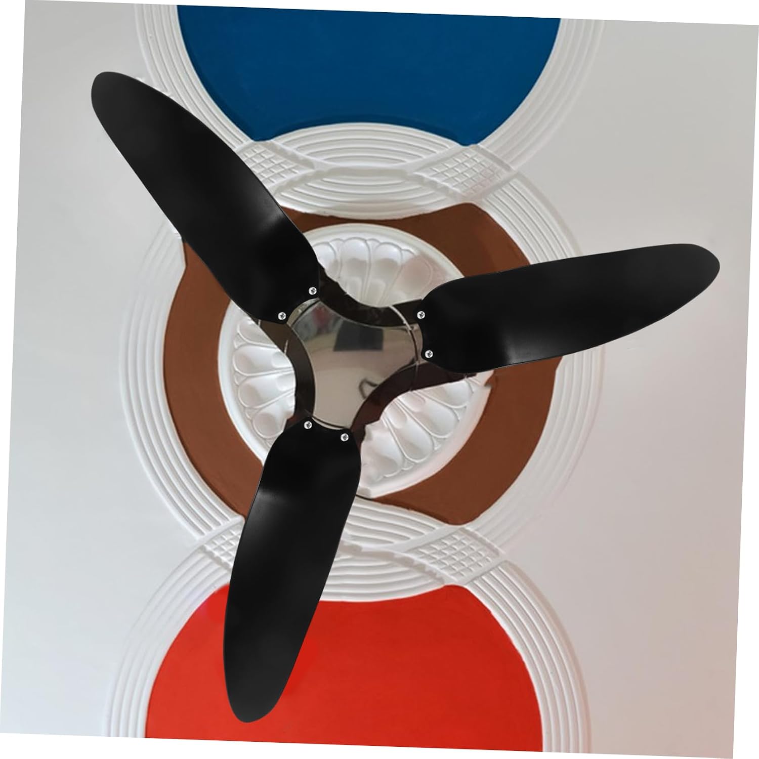 3pcs Plastic Ceiling Fan Blades for Compatibility Easy Installation Design for Use Replacement Ceiling Fan Blade Parts
