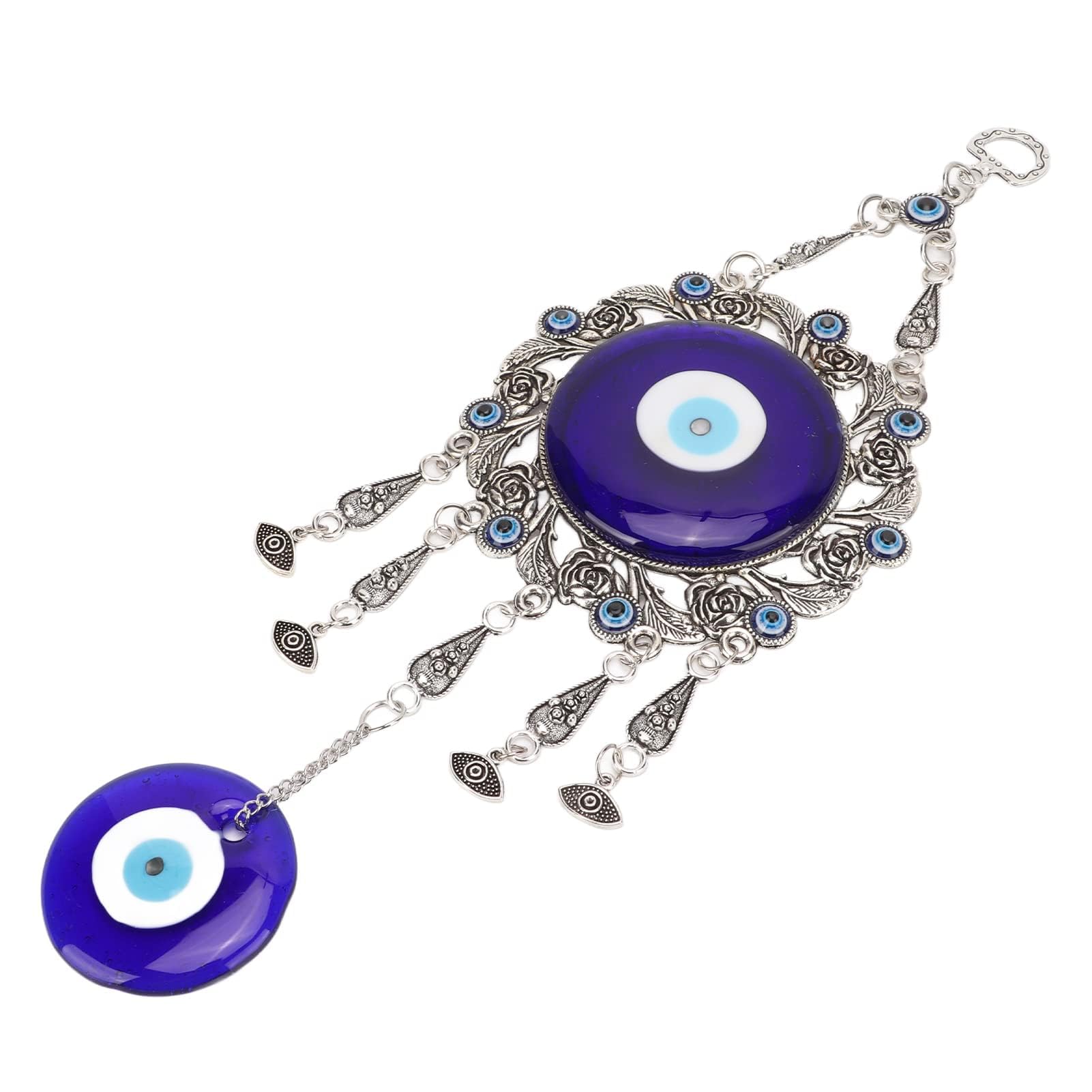 Pssopp Eye Pendant Turkish Blue Evil Eye Wall Hanging Ornament Decoration Turkish Blue Evil Eye Wall Hanging For Car Home And Office(Eye Pendant)